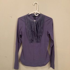 Banana Republic Stretch Purple Top